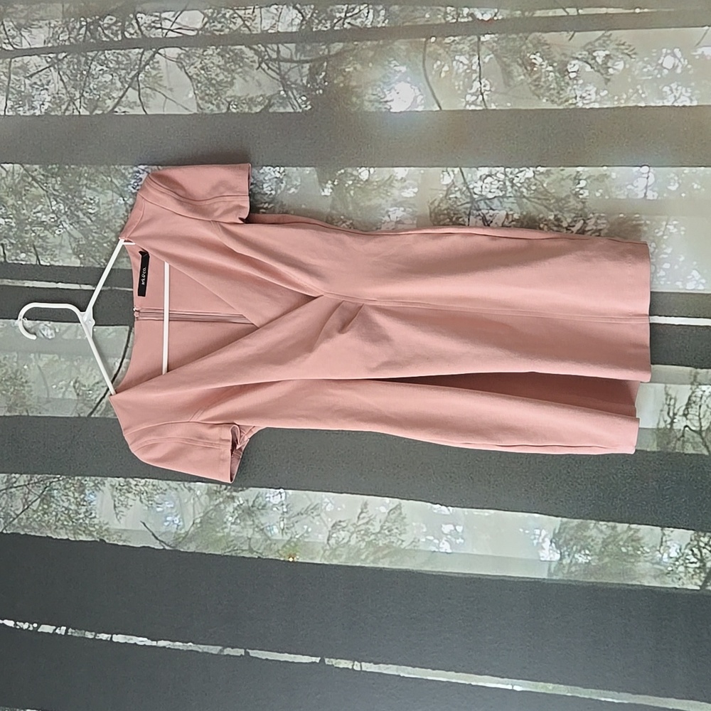 Ark & Co Pink V-Neck Bodycon Mini Dress
